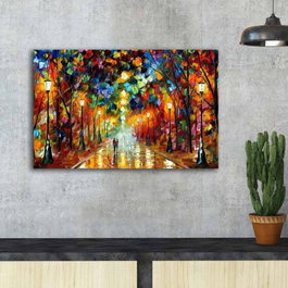 Wallity Cuadro sobre Lienzo Adiós a la ira de Leonid Afremov, 45 x 70 cm